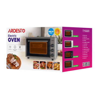 ARDESTO Електрична міні-піч MEO-S45GG - 1600Вт/45 л./таймер/сіра
