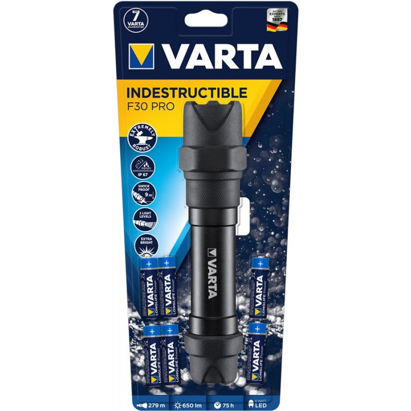 VARTA Indestructible F30 Pro LED 6хАА