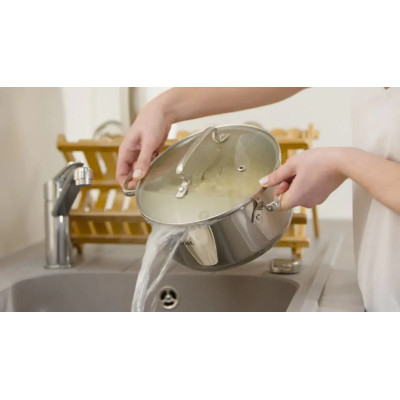 Tefal Набір посуду Duetto Plus, 10 предметів, нержавіюча сталь, скло G719SA55