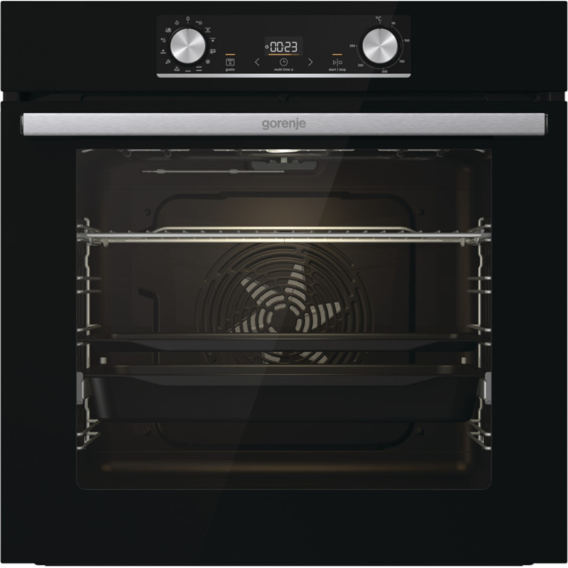 Gorenje Комплект (духовка + поверхня електричні BOSX6737E06BG + ECT43X), 738885, чорний