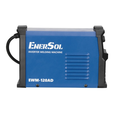 EnerSol Зварювальний апарат інверторний EWM-120AD 20-120А 5.1кВт 160-260В 2.8кг
