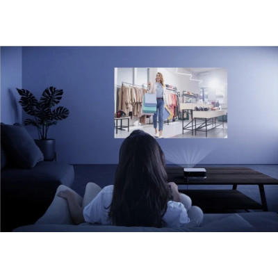 Epson Проєктор Epson EF-61W FHD, 700 lm, LASER, 1.2, Google TV, білий