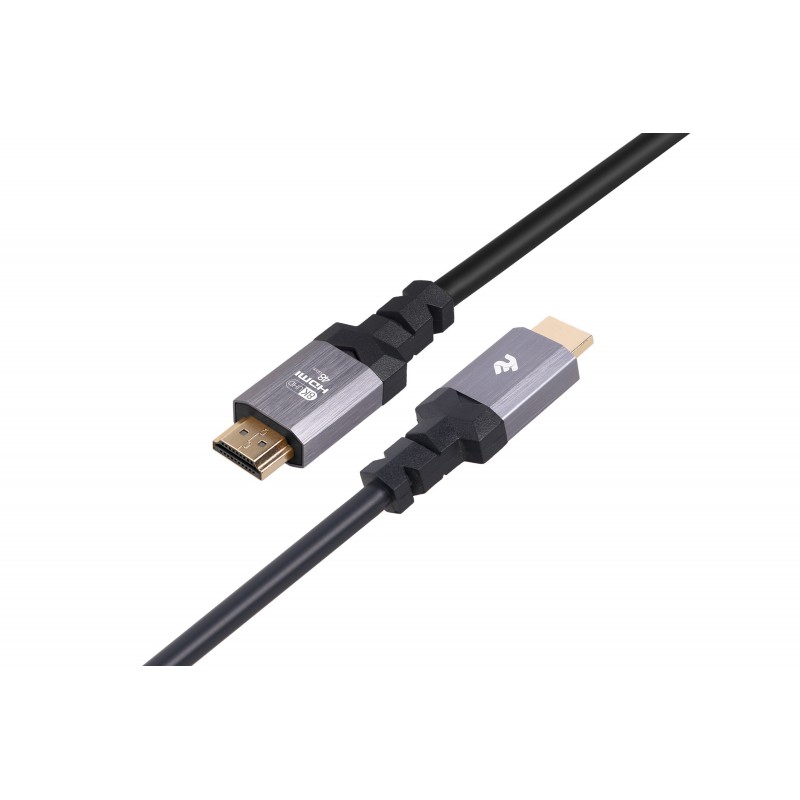 2E Кабель HDMI (M/M), 1.8м, 2.1, 4K/120Hz, 8K/60Hz 48Gbps, Ultra High Speed, чорний