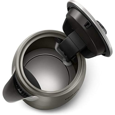 Philips Електрочайник Viva Collection, 1.7л, Strix, метал, чорно-мідний