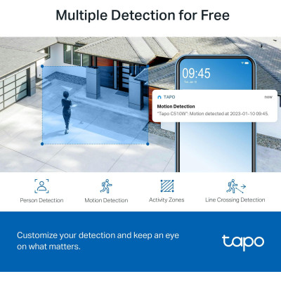 TP-Link IP-Камера Tapo C510W 3MP N300 зовнішня поворотна
