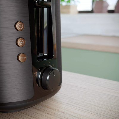 Philips Тостер Viva Collection 950Вт, нержав., підігрів,разморозка