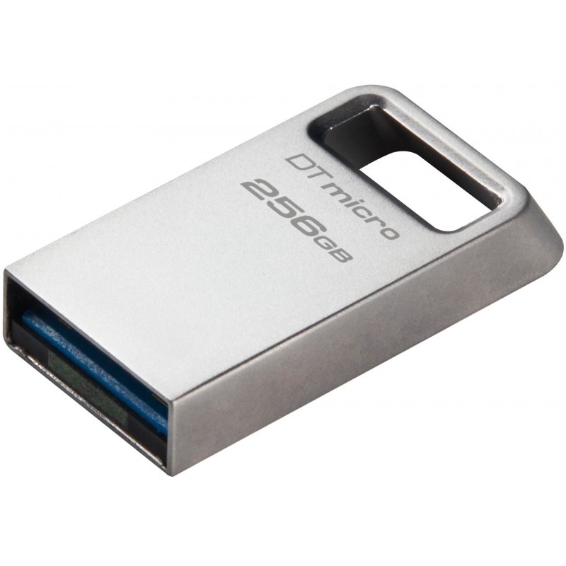 Kingston Накопичувач 256GB USB 3.2 Gen1 DT Micro R200MB/s Metal