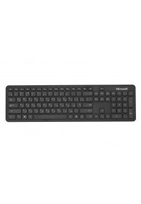 Microsoft Клавіатура мембранна Bluetooth Keyboard 115key, BT, EN/UK/RU, чорний