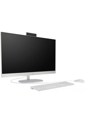 HP Комп'ютер персональний моноблок All-in-One 27" FHD IPS AG, Intel i5-1335U, 16GB, F512GB, UMA, WiFi, кл+м, DOS, білий