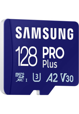 Samsung Карта пам'яті microSDXC 128GB C10 UHS-I R180MB/s PRO Plus