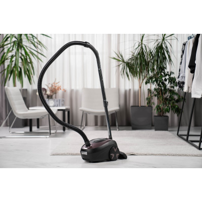 ARDESTO Пилосос мішковий, 800Вт, мішок- 2.5л, HEPA, чорно-бронзовий