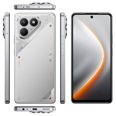 TECNO Смартфон POVA 7 Neo (LJ6) 6.78" 8/256ГБ, 2SIM, 7000мА • рік, Magic Silver