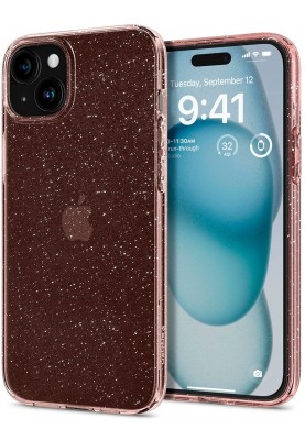 Spigen Чохол для Apple iPhone 15 Liquid Crystal Glitter, Rose Quartz