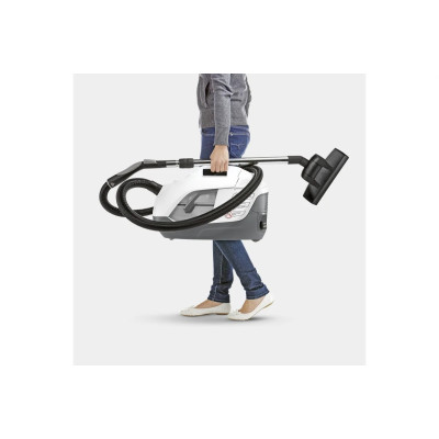 Karcher Пилосос миючий DS 6 Plus, 650Вт, вода -2 л, НЕРА, білий Karcher Пилосос миючий DS 6 Plus, 650Вт, вода -2 л, НЕРА, білий