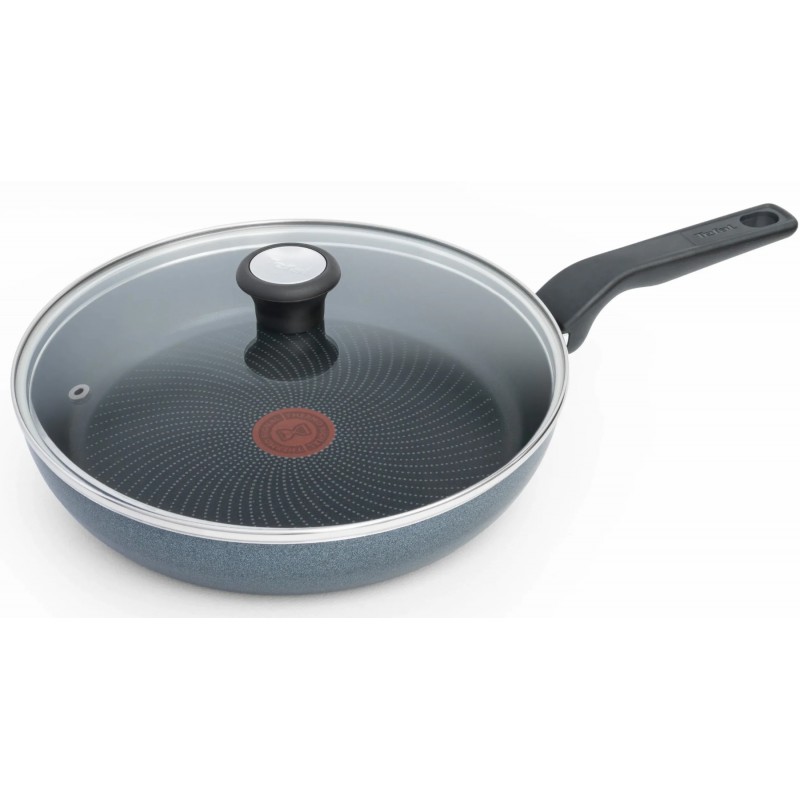 Tefal Сковорода з кришкою Generous Cook, 28см, алюміній, бакеліт, скло, чорний