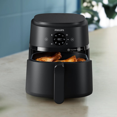 Philips Мультипіч Ovi Dual Steam 1500Вт, чаша-45781л, сенсорне кер., 13 авто. програм, пластик, чорний