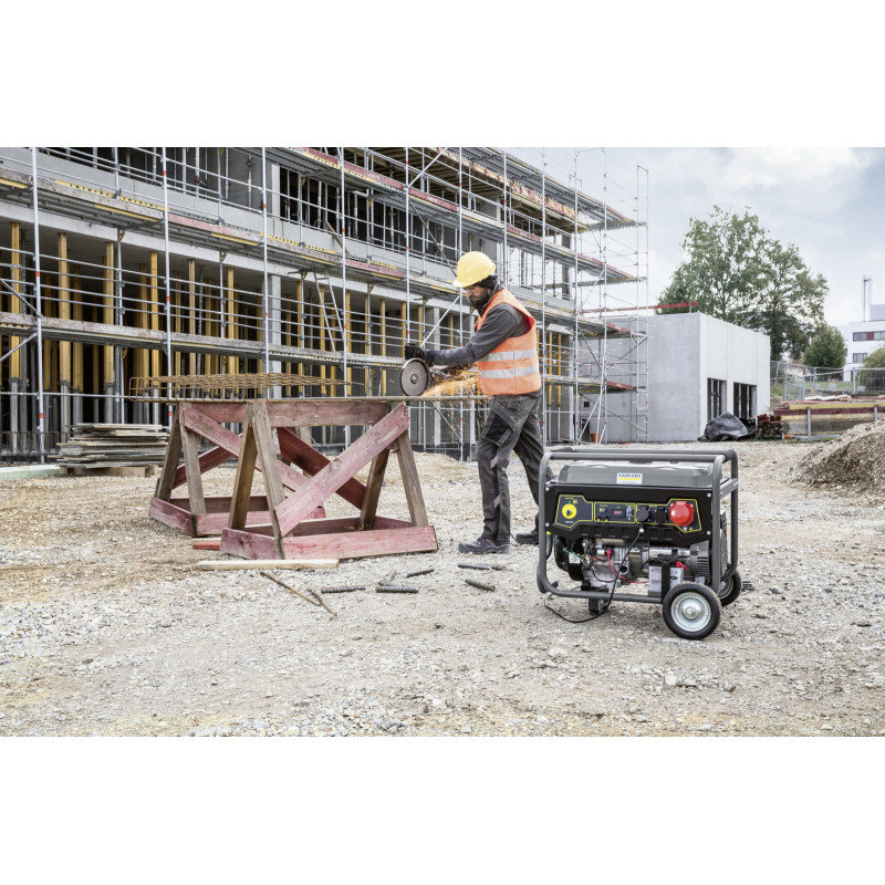 Karcher Генератор PGG 6/1 бензиновий, 230В, електростарт, max 5.5кВт, 13л.с., AVR