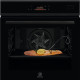 Electrolux Духовий шафа електричний, 70л, А++, пара, дисплей, конвекція, ф-ція пароварки, телескопічні напрямні, чорний