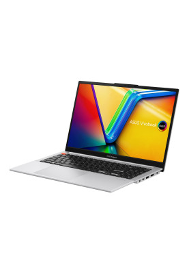 ASUS Ноутбук Vivobook S 15 K5504VA-MA383 15.6" 2.8K OLED, Intel i7-13700H, 16GB, F1TB, UMA, NoOS, Сріблястий