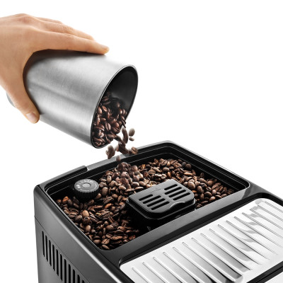 Delonghi Кавомашина Dinamica, 1.8л, зерно мелена, автомат.капуч, авторецептів -4, чорний