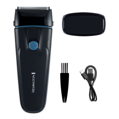 Remington Бритва електр. сіткова F1 Style, бритв.головок-2, Ni-Mh, сух., трімер, USB-C, чорно-синій