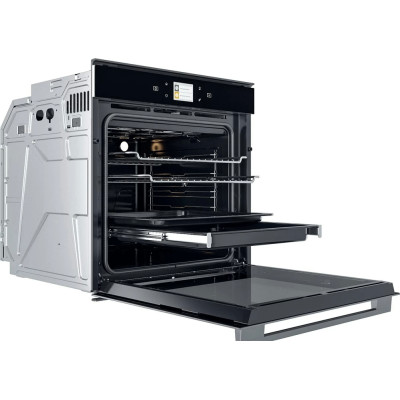 Whirlpool Духовий шафа Whirlpool електричний, 73л, A+, дисплей, конвекція, телескопічні напрямні, чорний