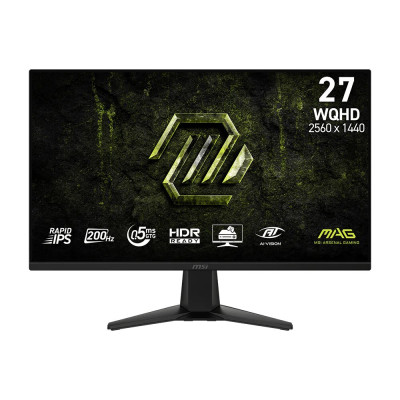 MSI Монітор MSI 27" MAG 275QF-E20 2xHDMI, DP, Audio, IPS, 2560x1440, 200Hz, 0.5ms, sRGB 101%, FreeSync