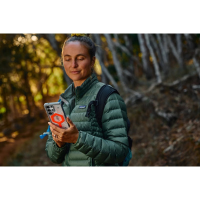 UAG Чохол+ремінець для Samsung Galaxy S25 Ultra, Pathfinder Clear with Magnet Bundle, Active Lava Lanyard