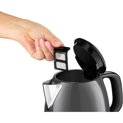 Russell Hobbs Електрочайник Russell Hobbs Colours Plus Mini, 1л, метал , сірий Russell Hobbs Електрочайник Russell Hobbs Colours Plus Mini, 1л, метал , сірий