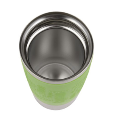 Tefal Термочашка Travel Mug, 360мл, діам60, t хол. 8г, гар.4г, нерж.сталь+пластик, лайм