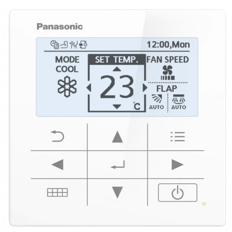 Panasonic Кондиціонер Server AC 71м2 інвертор 7.1кВт 24000BTU A++/A+ -25°С Wi-Fi R32 білий