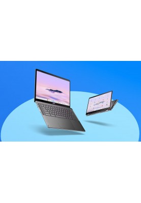 Acer Ноутбук Chromebook Plus Spin 514 CP514-4HN 14" WUXGA IPS Touch, Intel 3-100U, 8GB, F256GB, UMA, ChromeOS, сірий