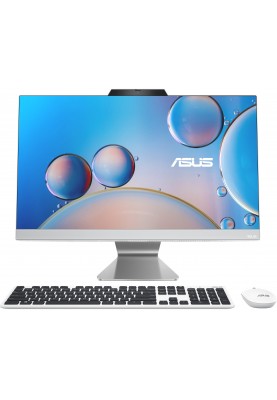 ASUS Комп'ютер персональний моноблок M3402WFAK-WPC0080 23.8" FHD AG, AMD R3-7320U, 8GB, F512GB, UMA, WiFi, кл+м, без ОС, білий