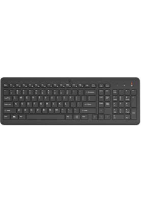 HP Клавіатура мембранна 220, 104key, WL, EN/UK, чорний