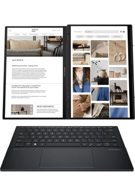 ASUS Ноутбук Zenbook DUO UX8406CA-QL049W 14" FHD OLED, Intel Ultra 7 255H, 32GB, F1TB, UMA, Win11, Сірий
