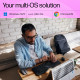 HP Клавіатура мембранна HP 460 Multi-Device key, BT, EN/UK, чорний