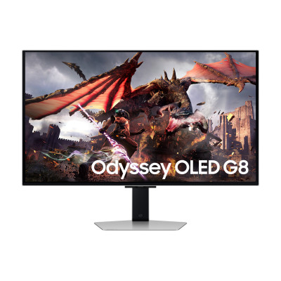 Samsung Монітор Samsung 32" Odyssey G80SD HDMI, DP, USB, Bluetooth, OLED, 3840x2160, 240Hz, 0.3ms, G-Sync Compatible