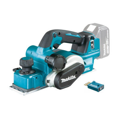 Makita Рубанок DKP181ZU акум., 18В, 11000 об/хв, 82 мм, 3мм, 3.6 кг, SOLO