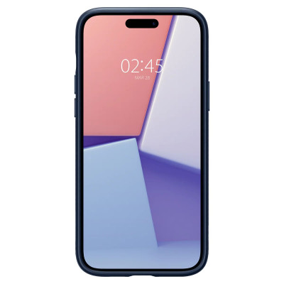 Spigen Чохол для Apple iPhone 15 Plus Liquid Air, Navy Blue