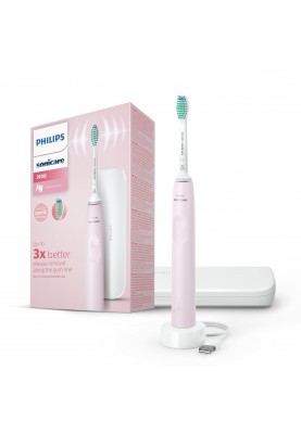 Philips Щітка зубна електр. Sonicare Gemini 3100, 31т. колів/хв, насадок-1, футляр, розовий