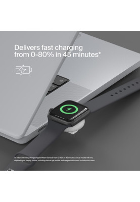 Belkin Зарядний пристрій бездротовий USB-C Apple Watch Charger, білий