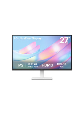 LG Монітор 27" 27US500-W 2xHDMI, DP, Audio, IPS, 3840x2160, DCI-P3 90%, HDR10