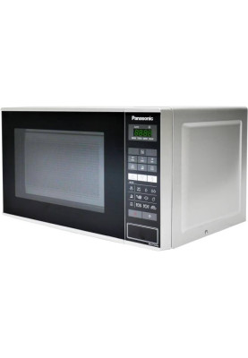 Panasonic Мікрохвильова піч, 20л, 800Вт, дисплей, відкр.кнопкою, нерж