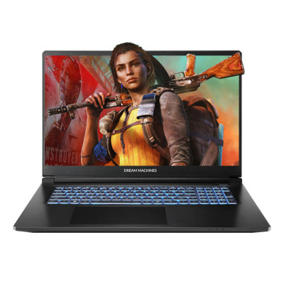 Dream Machines Ноутбук RT5060-17 17.3FHD IPS, AMD R7-260, 32GB, F2TB, NVD5060-8, DOS, чорний