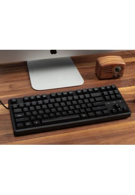 Keychron Клавіатура механічна C3 Pro 87Key, K pro Brown, USB-A, QMK, Hot-swap, EN/UKR, RGB, чорний