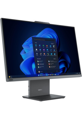 Lenovo Комп'ютер персональний моноблок Lenovo ThinkCentre neo 50a 27-G5 27" FHD IPS AG, Intel i7-13620H, 16GB, F512GB, UMA, WiFi, кл+м, без ОС, сірий