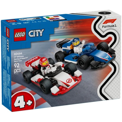 LEGO Конструктор LEGO City Автомобілі для перегонів F1 команд Williams Racing та Haas F1