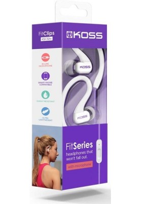 Koss Навушники KSC32iV Fit Mic Violet 195075.101