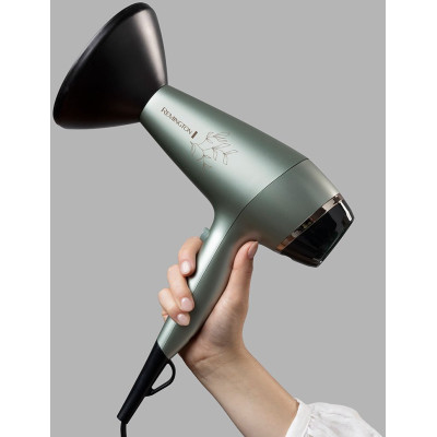 Remington Фен Botanicals, 2300Вт, 3 режими, дифузор, іоніз-я, хол. обдув, м'ятний
