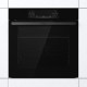 Gorenje Духова шафа електрична, 77л, A+, пара, дисплей, піроліз, чорний